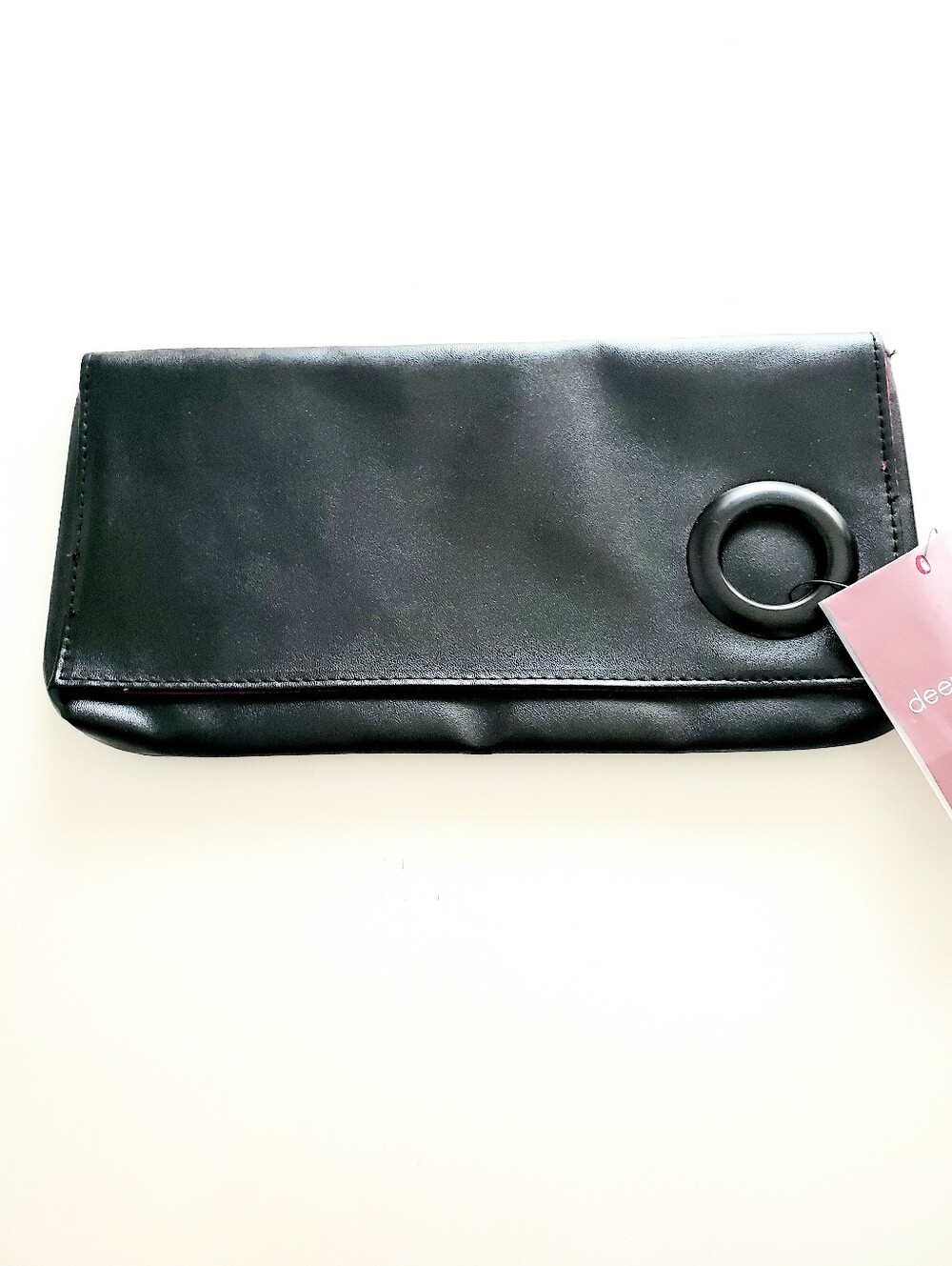 Calvin Klein Black Clutch Wristlet
